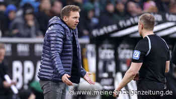 DFB ermittelt gegen Nagelsmann: Bayern-Trainer bekommt nach Gladbach-Ausraster Post