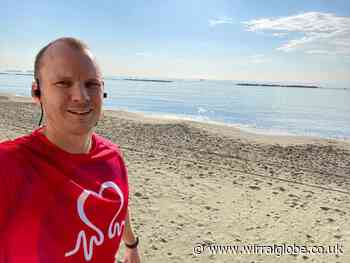 Wirral dad Mike Dobson running for British Heart Foundation