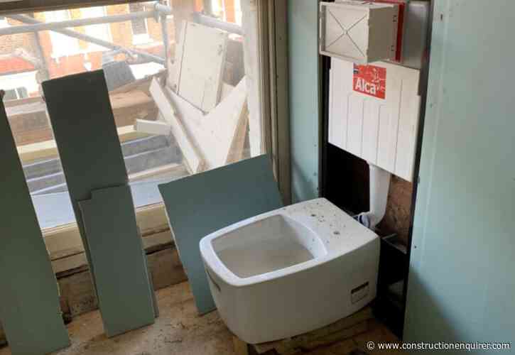 Contractor fined over open-air site toilet
