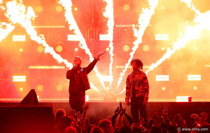 Watch Post Malone and 21 Savage perform ‘Rockstar’ at NBA All-Star Game