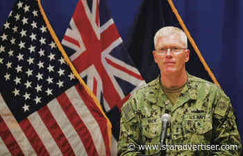 Vice Adm. John Wade is face of Navy’s Red Hill response