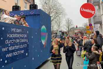 Live: Der Rosenmontagszug in Münster ist gestartet