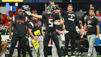 Falcons receiver Drake London not overly impressed with record-setting rookie year