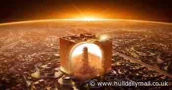 Saudi Arabia to build a 400m high golden cube with a massive tower inside