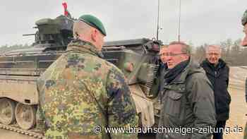 Pistorius besucht Panzerausbildung in Munster