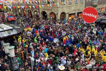 Live: Der Rosenmontagszug rollt über den Prinzipalmarkt