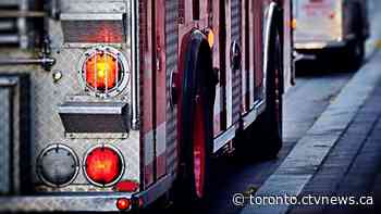 1 person in critical condition after fire at Brampton apartment building