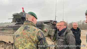 Pistorius besucht Panzerausbildung in Munster