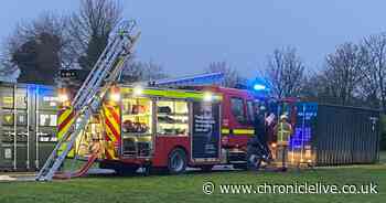 Police investigating as suspected arson attack causes severe damage to Northumberland sports pavilion