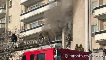 1 person dead after being pulled from fire at Brampton apartment building