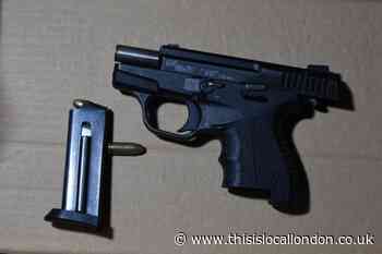 Four charged after knife and gun seized on Lewisham Manwood Road