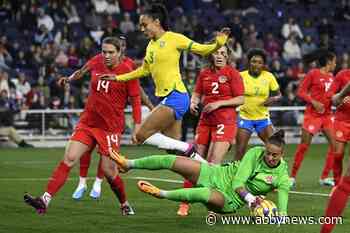 Canadian women bounce back from U.S. loss with 2-0 win over Brazil at SheBelieves Cup
