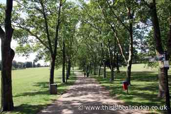 Man found dead in Gladstone Park in Neasden with cordon in place