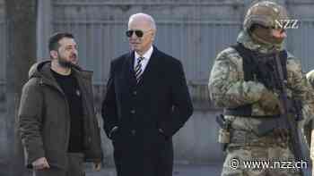 Mit seinem überraschenden Besuch in der Ukraine sendet Biden ein Signal an die Zweifler