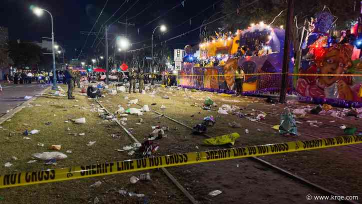 5 shot, including a child, along Mardi Gras parade route