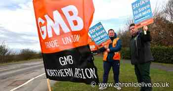 Ambulance workers strike across the North East as NHS pay dispute continues
