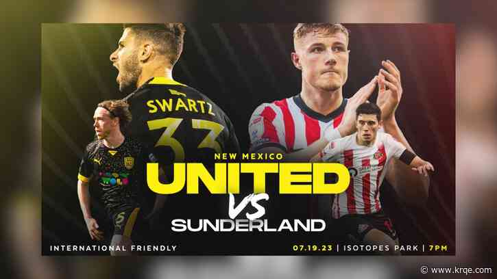 New Mexico United to host English soccer club in Albuquerque faceoff
