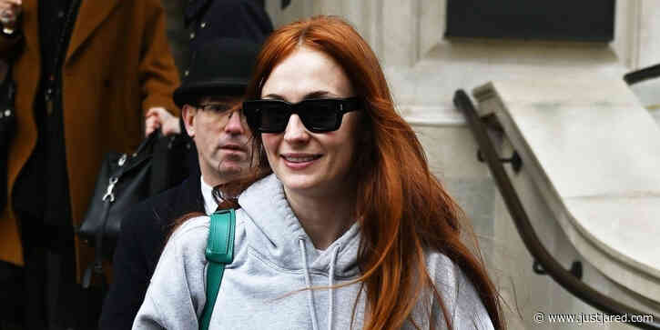 Sophie Turner Dresses Down in Sweats After Glam Night Out for BAFTAs 2023