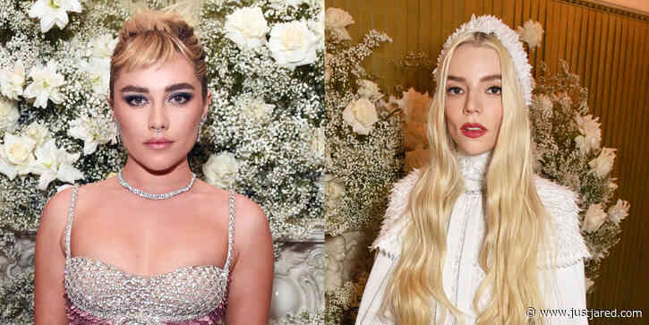 Florence Pugh & Anya Taylor-Joy Sparkle For British Vogue & Tiffany's BAFTA Party