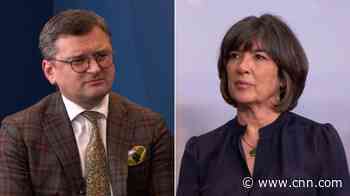 Ukrainian foreign minister responds to Amanpour's 'painful' question about war