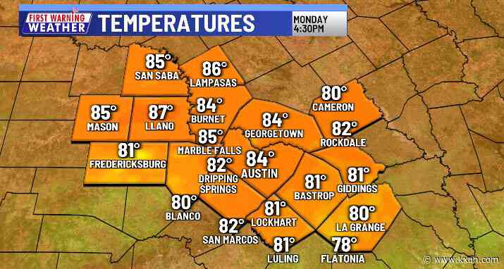 Warmest temperatures of the year expected this week