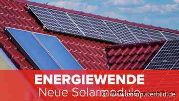 Energiewende: Neue Solarmodule