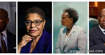 Black Mayors of 4 Biggest U.S. Cities Draw Strength From One Another