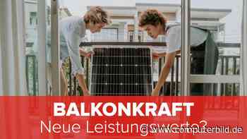 Balkonkraft: Neue Leistungswerte?