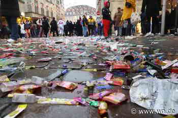 Zwölf Tonnen Müll beim Rosenmontagszug in Münster