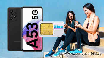 1-Euro-Deal bei Blau: Samsung Galaxy A53 5G mit Vertrag