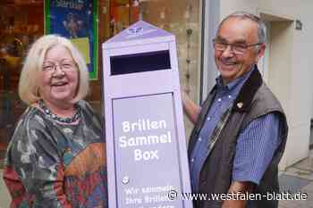 In Bad Lippspringe und Schlangen werden ausrangierte Brillen gesammelt