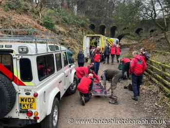 Rivington : Boy, 7 falls in Rivington Terraced Gardens