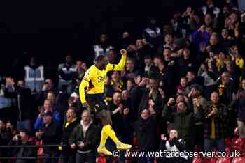 Sema delighted to be back playing, and scoring, for Watford