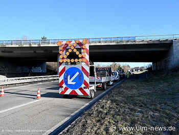 Brücke über die B10 wird untersucht