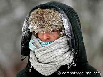 Edmonton weather: The mercury plunges, overnight wind chill nears -40