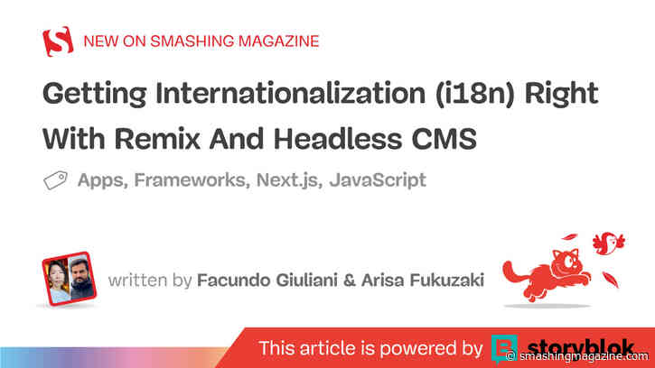 Getting Internationalization (i18n) Right With Remix And Headless CMS