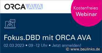 Live-Webinar am 2. März: Fokus.DBD mit ORCA AVA
