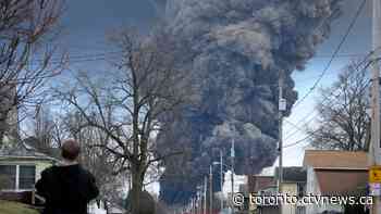 Environmental indicators in Ontario being 'monitored' after carcinogenic plume released in Ohio derailment