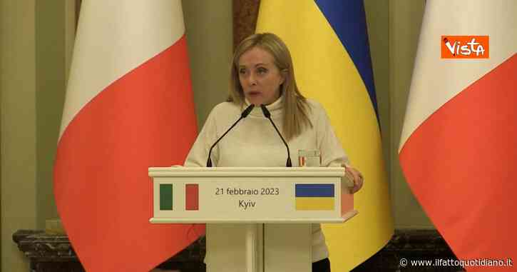 Meloni: “Parole di Putin sugli aiuti in pandemia? Dal 24 febbraio il mondo è cambiato e non per una scelta che abbiamo fatto noi”