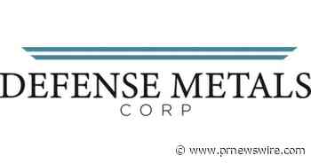 Defense Metals starts construction of Hydrometallurgical Pilot Plant with commissioning at SGS Lakefield scheduled for March 2023