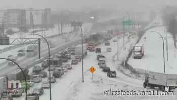 Monday morning snow causes more than 150 crashes, 48 spinouts statewide