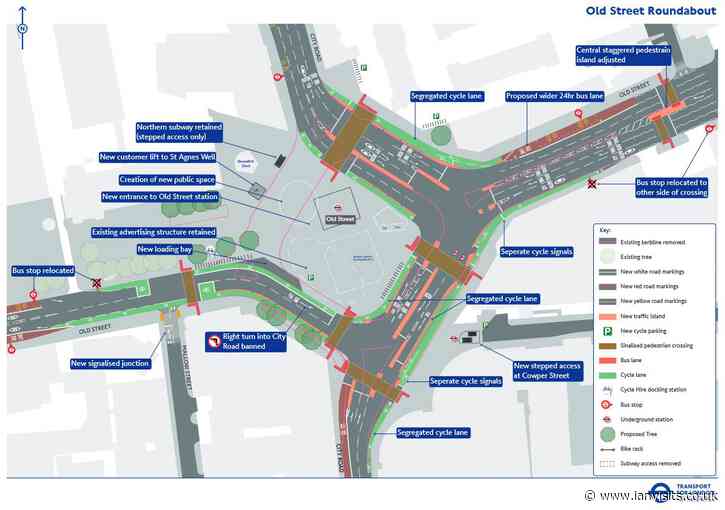 More delays to Old Street station and roundabout upgrade