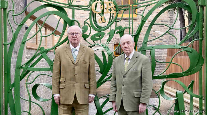 Gilbert & George opening a free gallery in Spitalfields
