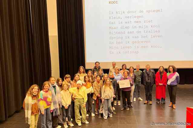 Bernarduscollege zamelt met poëzie 1.500 euro in voor goed doel