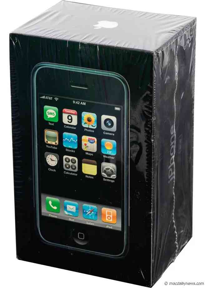 Original iPhone, sealed in its box, sells for $63,356.40