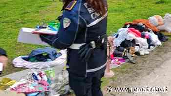 Mercatino del rovistaggio a Talenti: blitz dei vigili a piazza Primoli