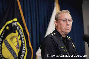 Police chief urges safety  after ‘rough’ week on  Oahu roads