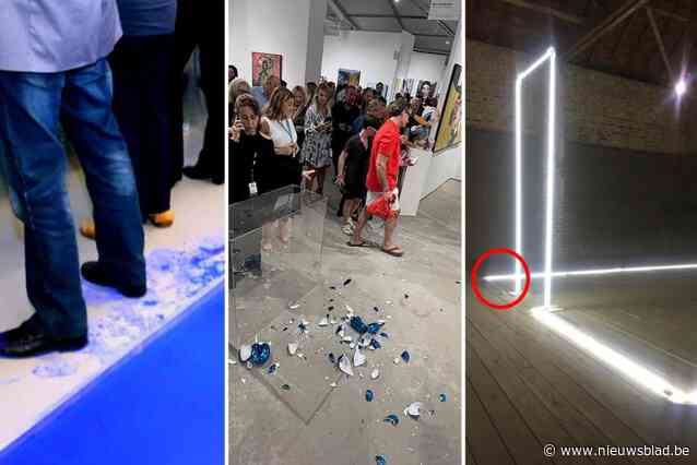Kunst met de K van kapot: omgestoten werk niet het eerste akkefietje met iets te enthousiaste museumbezoekers