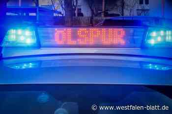 Ölspur durch halb Steinhagen