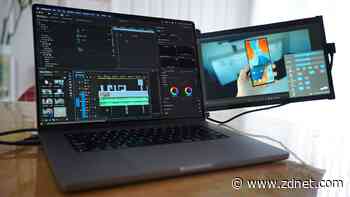 This flip-out portable monitor is my productivity secret weapon